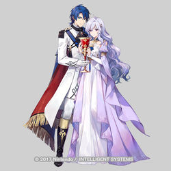 This is a pixiv picture whose title is 【仕事絵】FEH「聖なる運命の比翼 シグルド」.