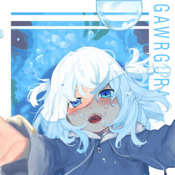 This is a pixiv picture whose title is gawrgura.