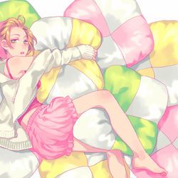 This is a pixiv picture whose title is 9日目「かぼちゃパンツ」.
