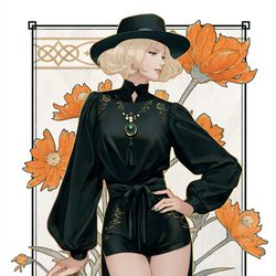 This is a pixiv picture whose title is キバナコスモス.