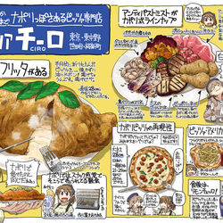 This is a pixiv picture whose title is ピッツァからサイドメニューまでナポリの現地流を完全再現したピザ屋.