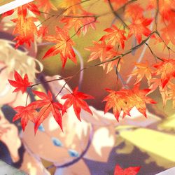 This is a pixiv picture whose title is 恋した秋の写真.