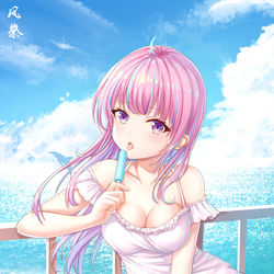 This is a pixiv picture whose title is 海風2.