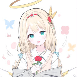 This is a pixiv picture whose title is 天使の子.