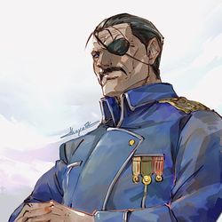 This is a pixiv picture whose title is キング・ブラッドレイ.