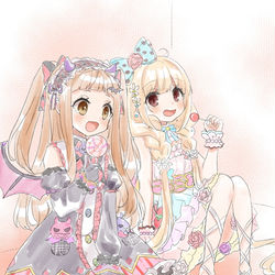This is a pixiv picture whose title is あんになちゃん！.
