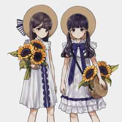 This is a pixiv picture whose title is 夏のお嬢様ルック.