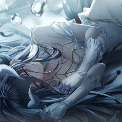 This is a pixiv picture whose title is くだらない.