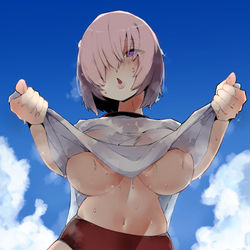 This is a pixiv picture whose title is 雨上がりのブルマシュ.