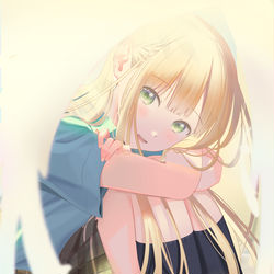 This is a pixiv picture whose title is 瞬きの翼.