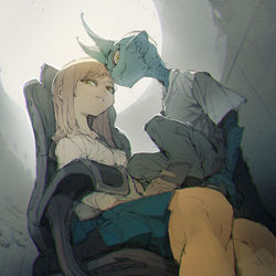 This is a pixiv picture whose title is おはよ.