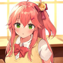 This is a pixiv picture whose title is 制服みこち.