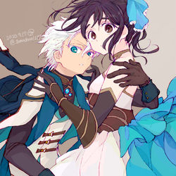 This is a pixiv picture whose title is 【日雛】キカイ×カカオ.