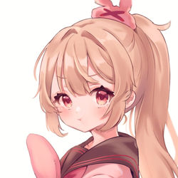 This is a pixiv picture whose title is ポニテ.