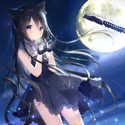 This is a pixiv picture whose title is 星空鉄道とシロの旅.