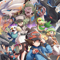 This is a pixiv picture whose title is BW10周年.