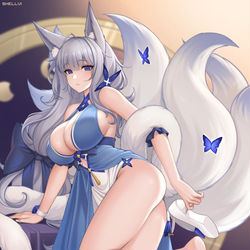 This is a pixiv picture whose title is 信濃.