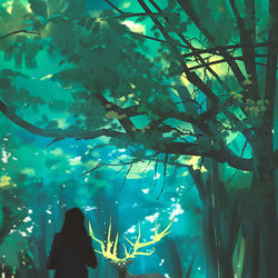 This is a pixiv picture whose title is Magical creature.