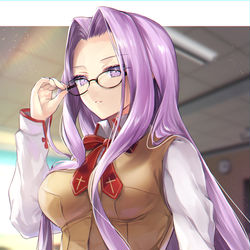 This is a pixiv picture whose title is 制服のライダーさん.
