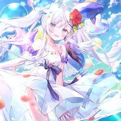This is a pixiv picture whose title is Water balloon.