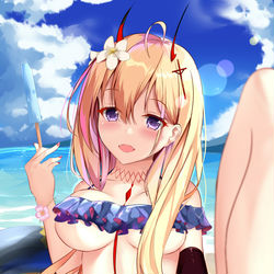 This is a pixiv picture whose title is 熊野.