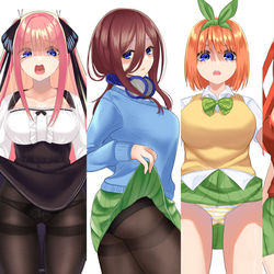 This is a pixiv picture whose title is 嫌パンな五つ子.