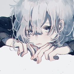 This is a pixiv picture whose title is 憂鬱.