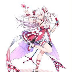 This is a pixiv picture whose title is アイドルりんご.