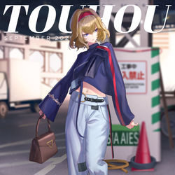 This is a pixiv picture whose title is Touhou Magazine Vol.9 - Alice.