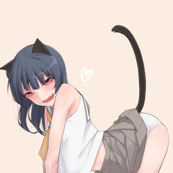 This is a pixiv picture whose title is よはねこ.