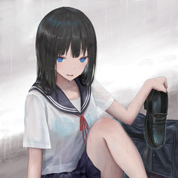 This is a pixiv picture whose title is セーラー服.