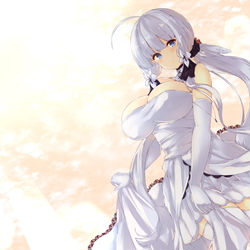 This is a pixiv picture whose title is 【アズレン】3周年【イラストリアス】.