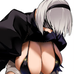 This is a pixiv picture whose title is ２B.