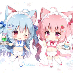 This is a pixiv picture whose title is ちっちゃなメイドさん.