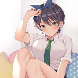 This is a pixiv picture whose title is 瑠夏.