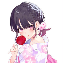 This is a pixiv picture whose title is 塩対応の佐藤さんが俺にだけ甘い③.