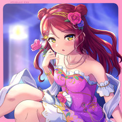 This is a pixiv picture whose title is 梨子ちゃん.