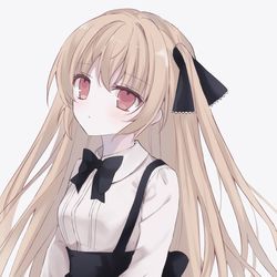 This is a pixiv picture whose title is 🎀オリジナル🎀.