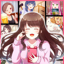 This is a pixiv picture whose title is 離れていても.