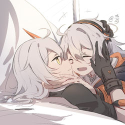 This is a pixiv picture whose title is 两只琪亚娜(双琪).