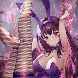 This is a pixiv picture whose title is スカサハバニー.