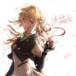 This is a pixiv picture whose title is ヴァイオレット・エヴァーガーデン.