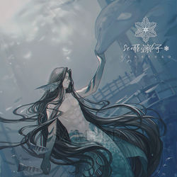 This is a pixiv picture whose title is 于深海中共舞.