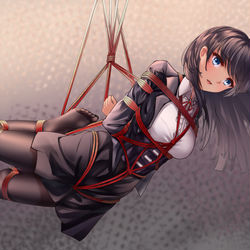 This is a pixiv picture whose title is 吊缚.