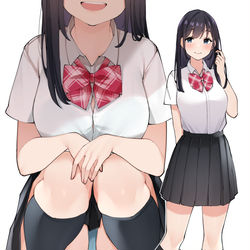This is a pixiv picture whose title is 制服女の子.