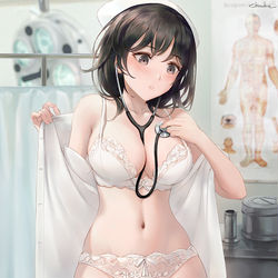 This is a pixiv picture whose title is ドキドキ♥.