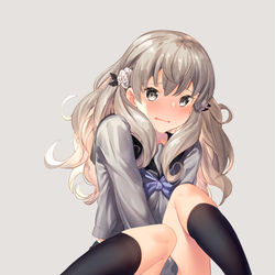 This is a pixiv picture whose title is 無敵の女子高生.