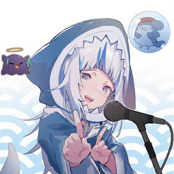 This is a pixiv picture whose title is Gawr Gura.