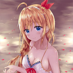 This is a pixiv picture whose title is 水着ペコちゃん.