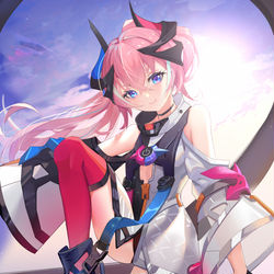 This is a pixiv picture whose title is 狂热蓝调 DELTA.